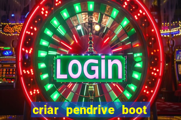 criar pendrive boot windows 10